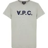 A.P.C. Tee-shirt Gris Clair Chiné Noir 14