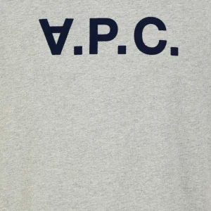 A.P.C. Tee-shirt Gris Clair Chiné Noir 9