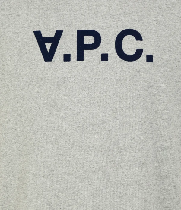 A.P.C. Tee-shirt Gris Clair Chiné Noir 3