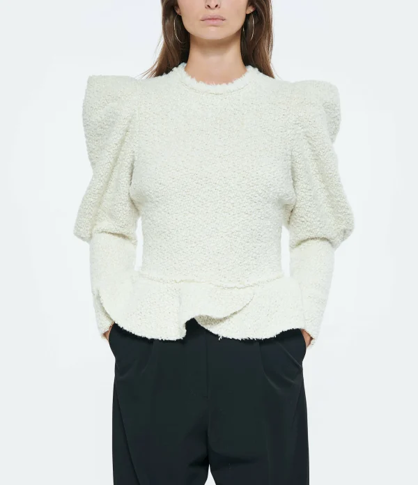 ISABEL MARANT Top Giamili Écru 4