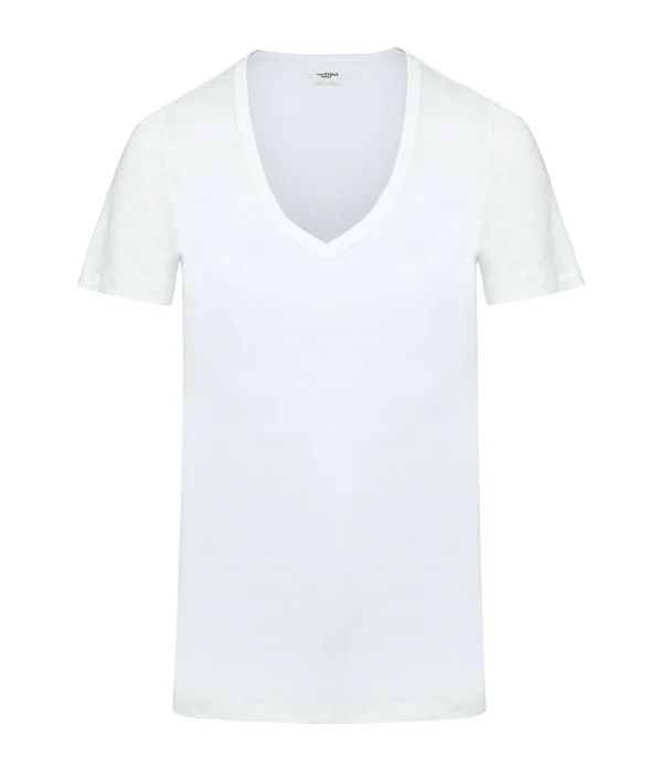 ISABEL MARANT ÉTOILE Tee-shirt Kranger Lin Blanc 1