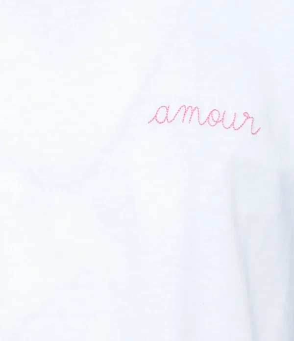 MAISON LABICHE Tee-shirt Amour Blanc 3