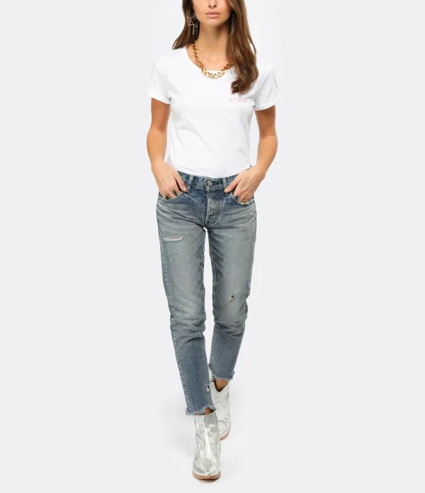 MAISON LABICHE Tee-shirt Amour Blanc 5