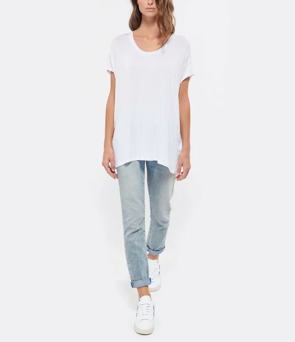 MARGAUX LONNBERG Tee-shirt Marlow Blanc 4