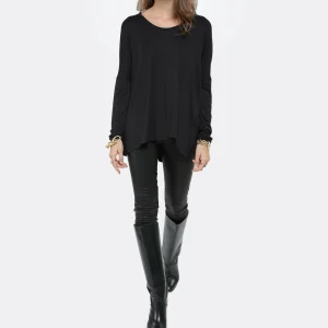 MARGAUX LONNBERG Tee-shirt Ines Noir 10