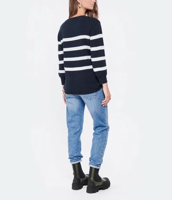 A.P.C. Pull Lizzy Laine Bleu Marine 5