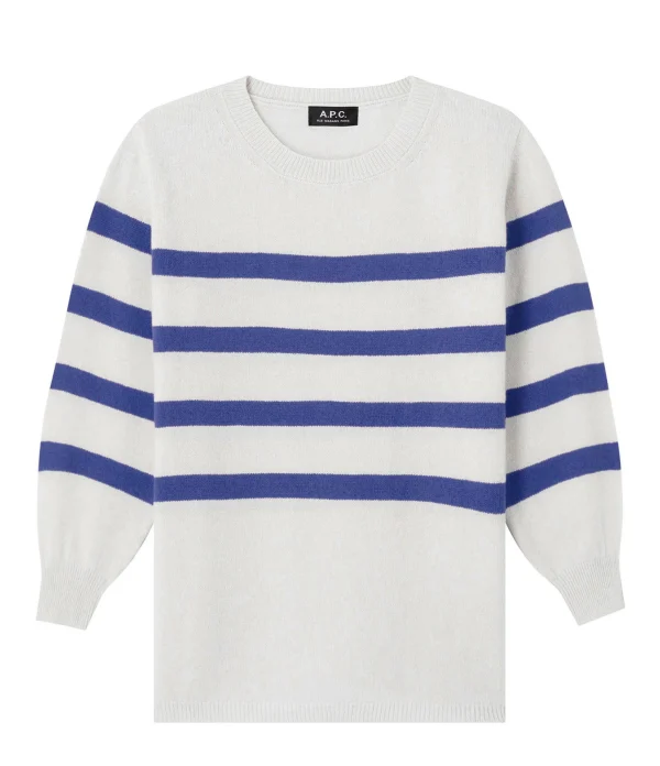 A.P.C. Pull Lizzy Laine Blanc 1