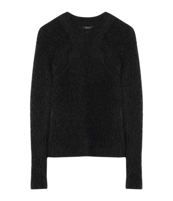 ISABEL MARANT Pull Alford Mohair Noir 1