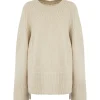 LOULOU STUDIO Pull Votna Cachemire Beige 16