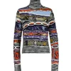 MISSONI Pull Col Montant Laine Multicolore 19