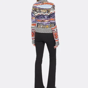 MISSONI Pull Col Montant Laine Multicolore 15