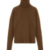 MADE IN TOMBOY Pull Ely Col Roulé Laine Camel 19