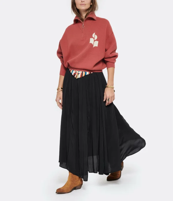 ISABEL MARANT ÉTOILE Pull Azra Coton Henné Brûlé 5